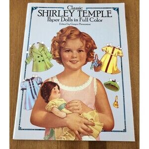 Shirley Temple Paper Dolls Book by Grace Piemontesi Color Uncut VINTAGE NEW